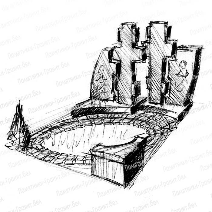 Заказать памятник Городок фото